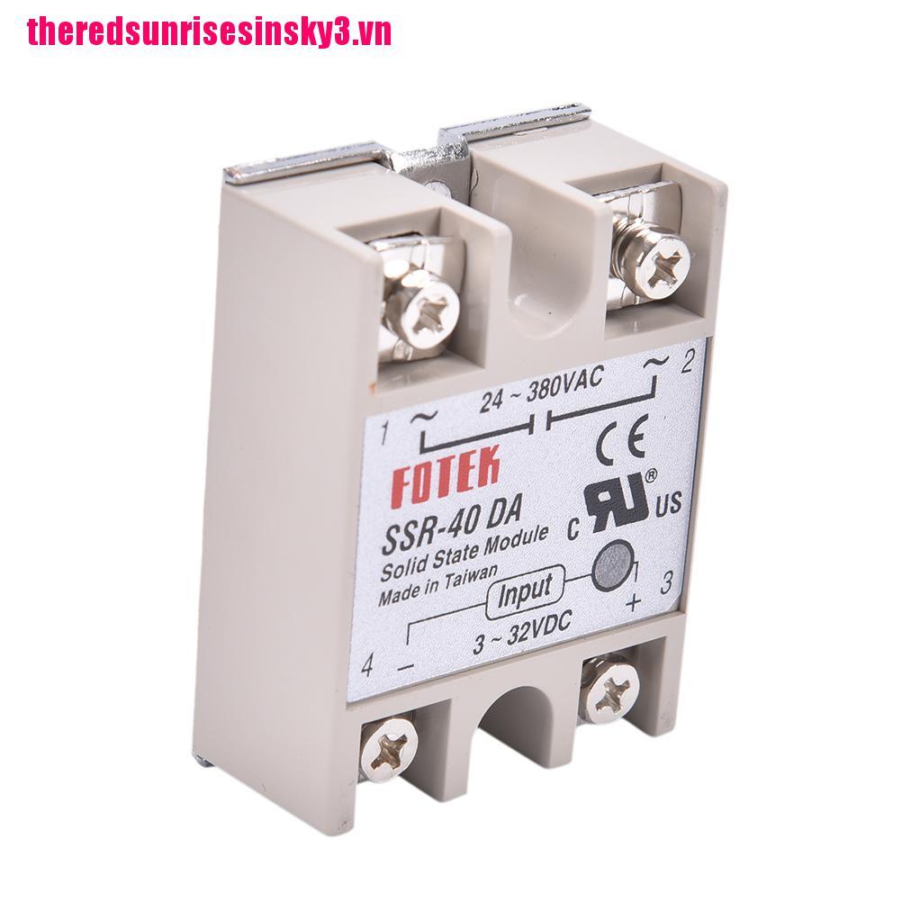 Mô Đun Rơ Le Trạng Thái Rắn DC Ssr 40a Ssr-40Da 40a