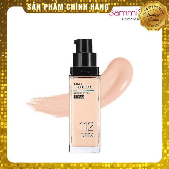 Kem nền kiềm dầu chống nắng Maybelline Fit Me Matte+Poreless SPF22