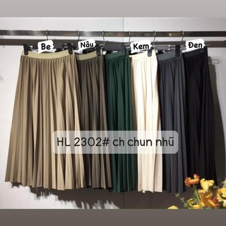 Chân váy xếp ly dài 2302