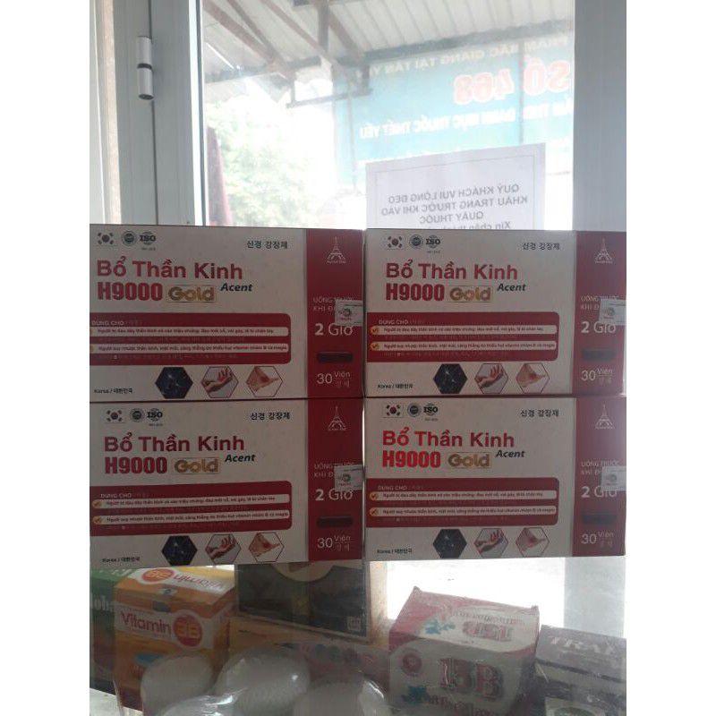 BỔ THẦN KINH H9000Gold  DÙNG CHO NGƯỜI ĐAU DÂY THẦN KINH,VAI GÁY TÊ BÌ CHÂN TAY
