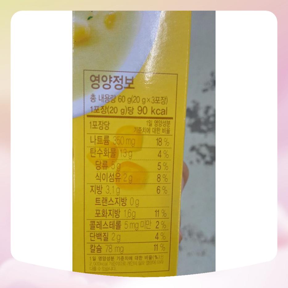 BỘT SÚP KEM NGÔ HÀN QUỐC 60G