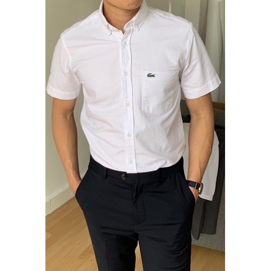 [HÀNG CHUẨN LOẠI 1] Áo sơ mi nam tay ngắn chất vải Oxford cao cấp, thoáng khí, chuẩn form slim fit. - TNT MENSWEAR