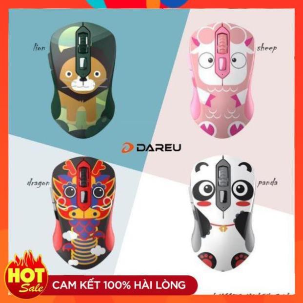 [Chính Hãng] Chuột dây DAREU LM115G Multi -color Cute Sheep/Panda/Lion/Dragon - Hàng Chính Hãng bảo hành 12 tháng