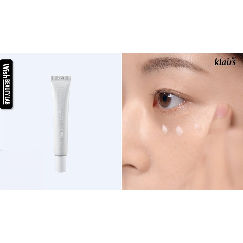 Kem Mắt Klairs Fundamental Nourishing Eye Butter ngăn ngừa lão hóa, giảm nếp nhăn 20g