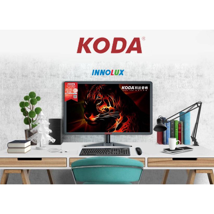 Màn hình máy tính LCD 19in/22in/24in KODA độ phân giải 2K - kết nối VGA / HDMI (Đen) - Nhất Tín Computer