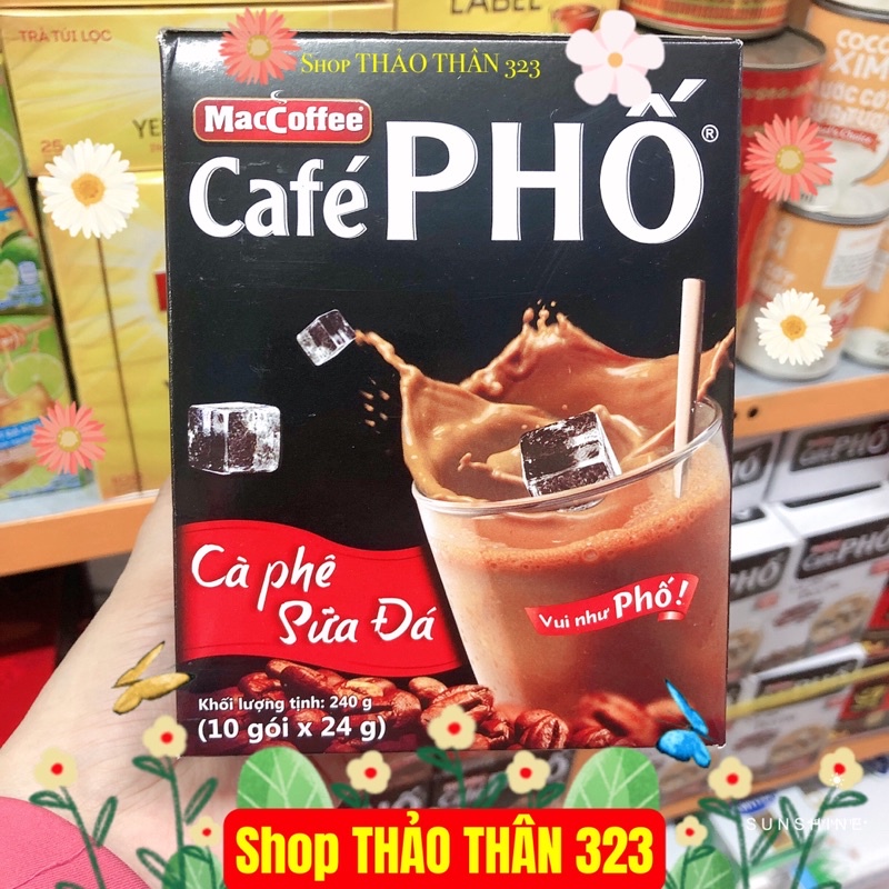 Cà Phê Phố Sữa Đá MacCoffee (10 gói)