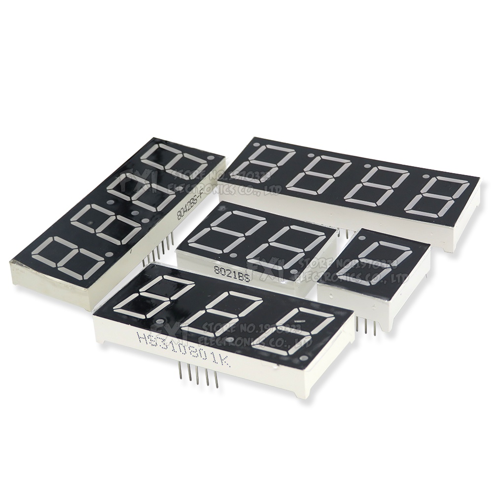 Bộ 2 Thanh Đèn led 0.8inch 7 Phần 2 Bit 3 Bit 4 Bit Kỹ Thuật Số 0.8 inch