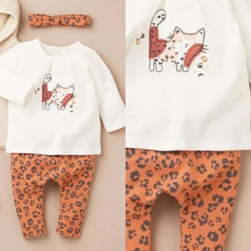 Set 3ct báo đốm kèm băng đô Next