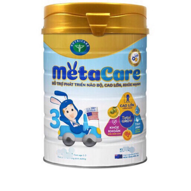 Sữa bột Metacare 3 loại 900g (Mẫu mới) thumbnail