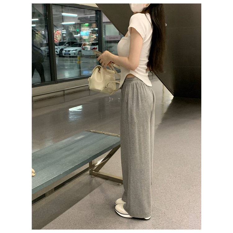 Áo Thun NgắN Tay Cổ Vuông MàU TrắNg JL-TX-405