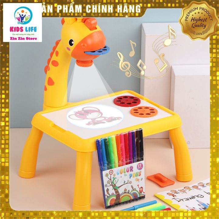 Bàn Vẽ Thông Minh Cho Bé Có Đèn Chiếu Hình Ảnh , Tập Tô Màu Và Nhạc Cho Trẻ Vừa Học Vừa Rèn Luyện Sáng Tạo