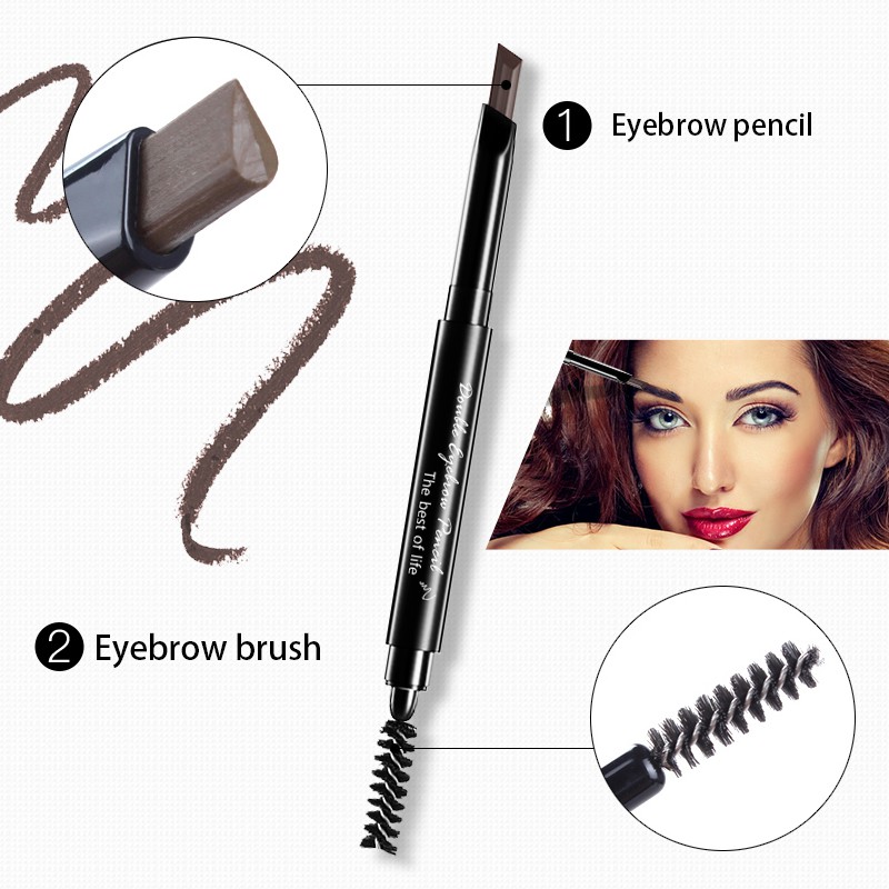 Chì kẻ mày LAIKOU chống thấm nước 2 trong 1 8g | BigBuy360 - bigbuy360.vn