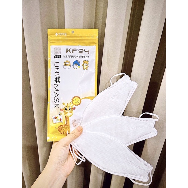 Chính Hãng Khẩu Trang KF94 Uni Mask Trẻ Em