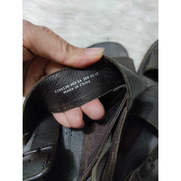 Sandal da thật size 38