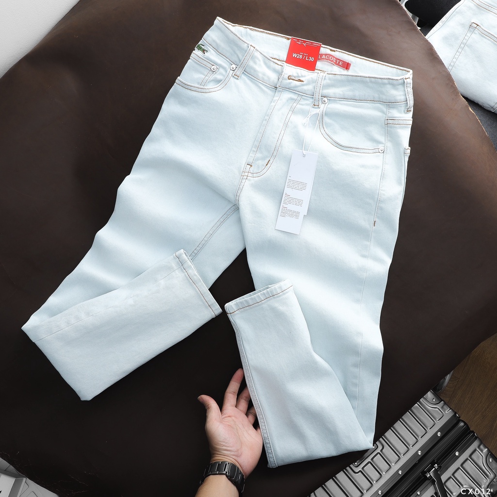 Quần jean dài nam công nghệ wash cao cấp, form slim fit tôn dáng CX012
