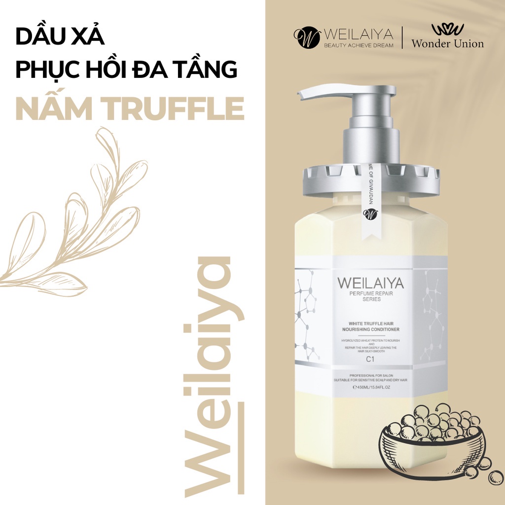 Bộ Dầu Gội Phục Hồi Tóc Tư Tổn Đa Tầng Nấm Truffle Weilaiya