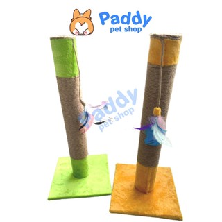 Trụ Cào Móng Mèo Bện Dây Thừng Cói