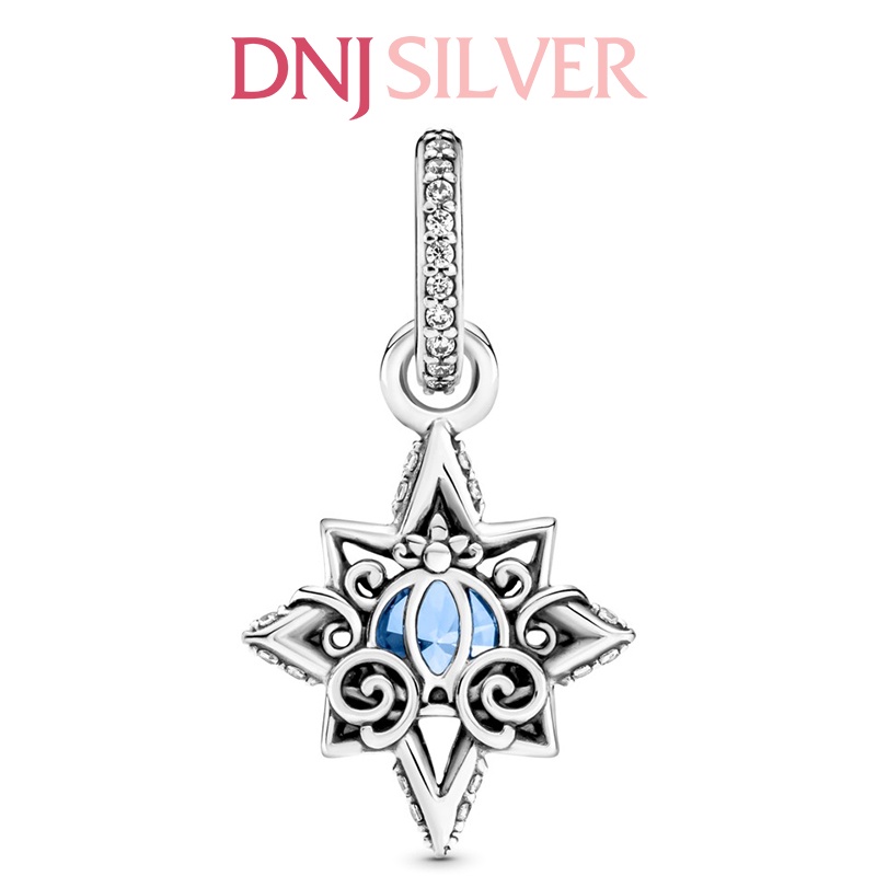 Charm bạc 925 cao cấp, hàng chuẩn bạc - Charm Disney Cinderella Blue Star thích hợp để mix vòng tay charm - DN037
