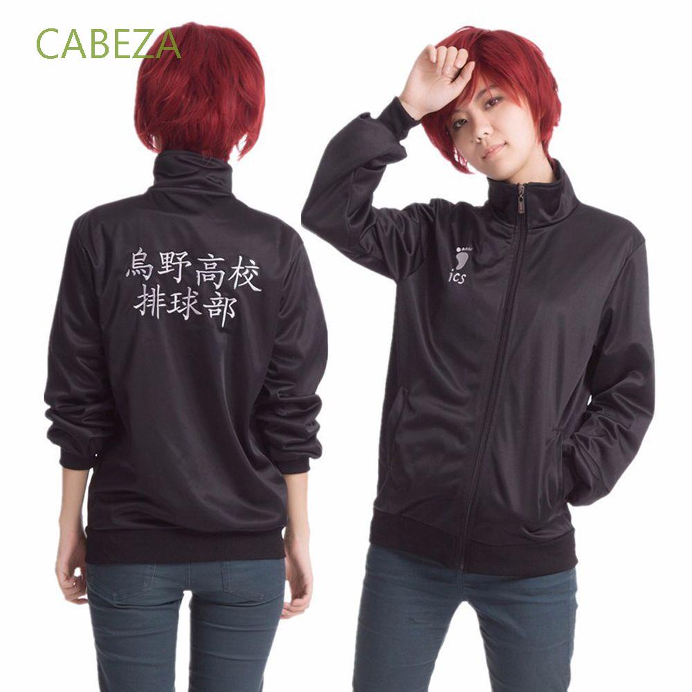 Áo Khoác Hóa Trang Nhân Vật Anime Haikyuu Màu Đen Cho Nam Và Nữ