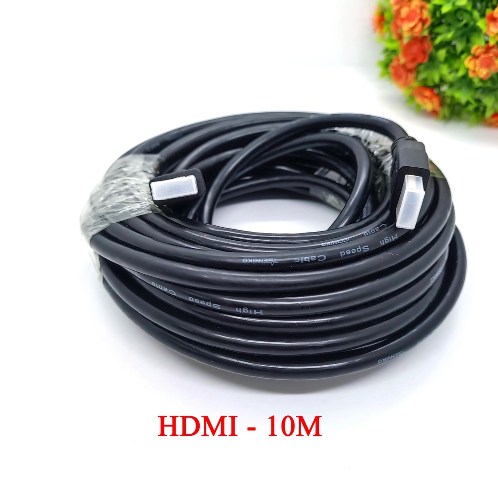 Dây Cáp HDMI Tròn 15m/10m/5m/3m/1.5m Chất Lượng hình ảnh 2K/ Full HD
