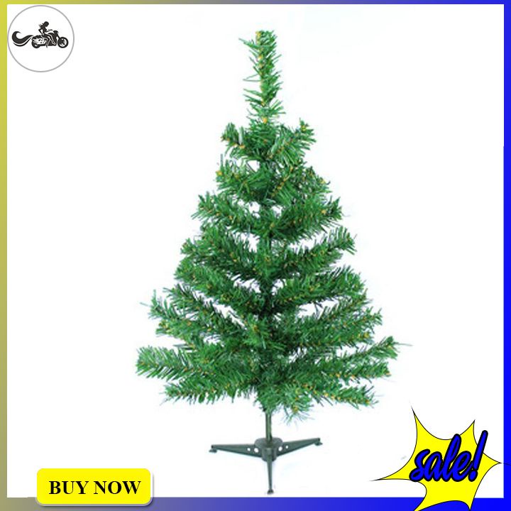 Cây thông noel 60cm tán dày tặng kèm phụ kiện trang trí