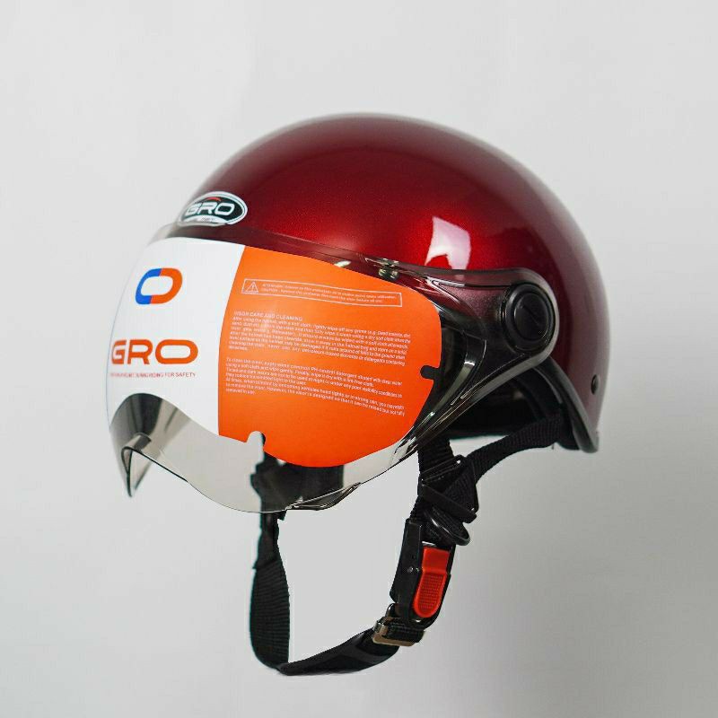 [Mã LT50 giảm 50k đơn 250k] Kính gắn mũ bảo hiểm GRO đa năng thay thế các dòng nón nửa đầu, nón 3/4 đầu trên thị trường