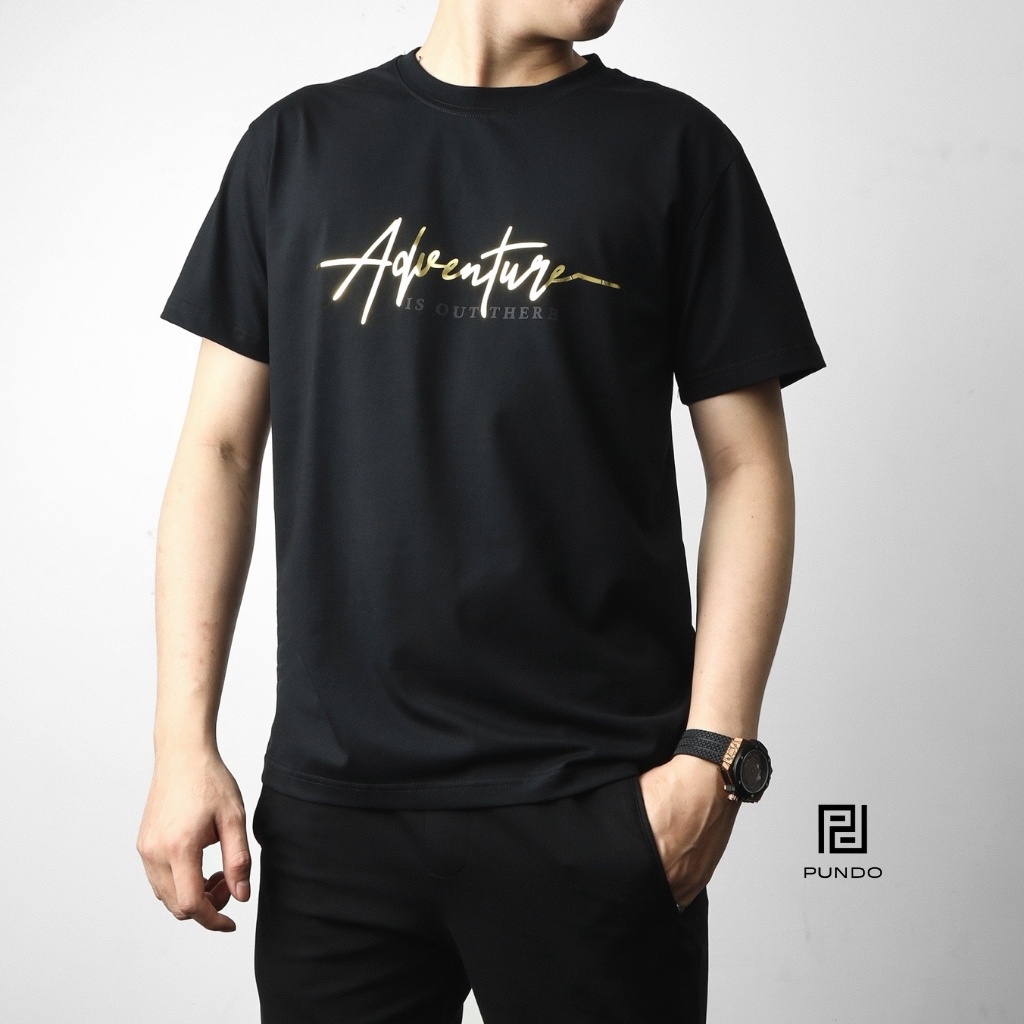 Áo thun nam nữ unisex bigsize đến 105kg cổ tròn tay ngắn vải cotton co giãn cao cấp in decal PUNDO ATPD05