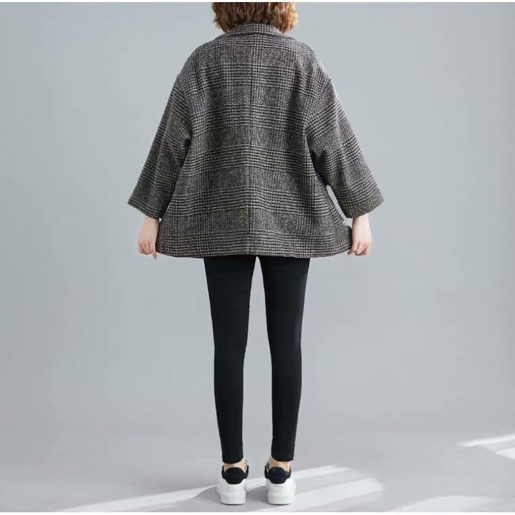 [Mã WAINCU20 hoàn 20% xu đơn 99k] Áo Blazer dạ [HOTTREND] Áo vest dạ, dáng rộng, chất liệu dày dặn, dễ phối đồ | BigBuy360 - bigbuy360.vn