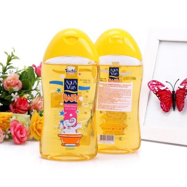 Gel tắm gội toàn thân AquaVera dành cho trẻ em chai 315ml
