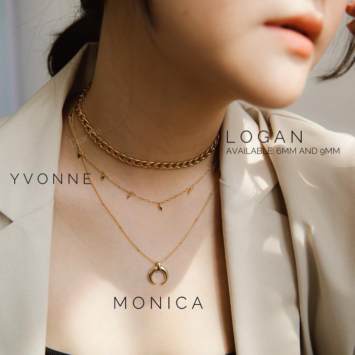 Vòng Cổ Choker Mạ Vàng Bạc 925 Chất Lượng Cao