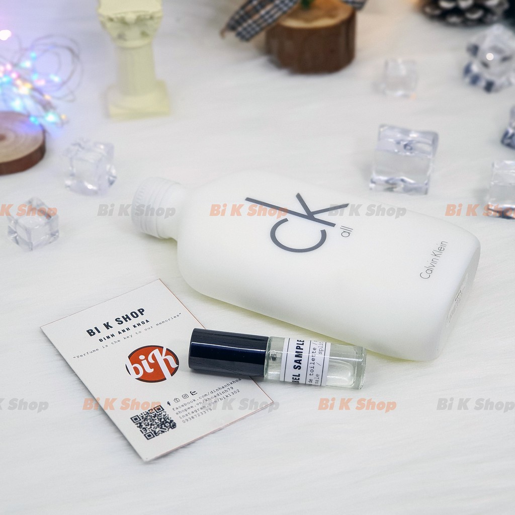 Bi K Shop - Nước hoa unisex CK ALL [Mẫu thử] | BigBuy360 - bigbuy360.vn