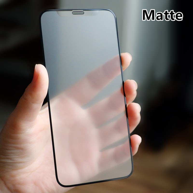 Dành cho iPhone 6 7 8 Plus 11 X XR XSMAX Kính cường lực cao cấp mờ 9H 2.5D Bảo vệ màn hình. Dành cho