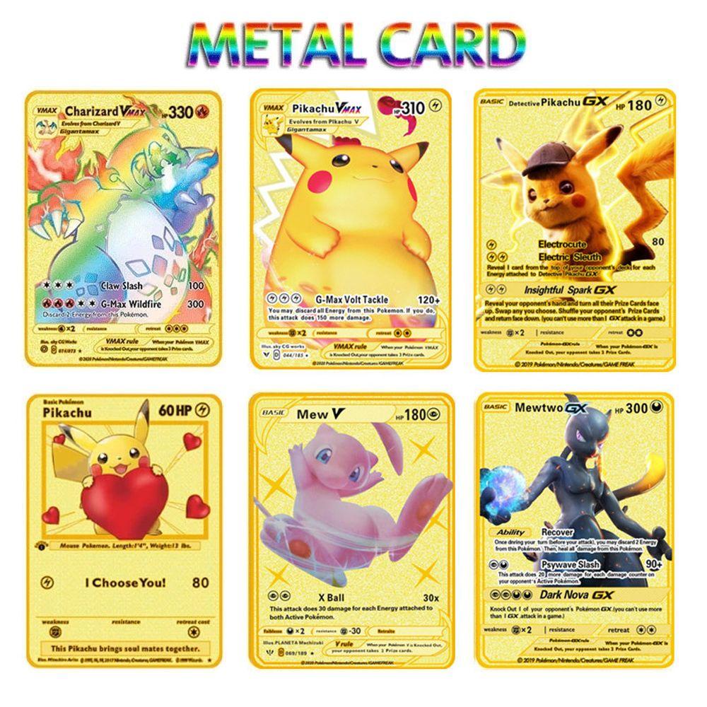 [COD] Pokemon Cards Christmas Gift Child Toys English Charizard Vmax GX Pokemo|Vmax Card