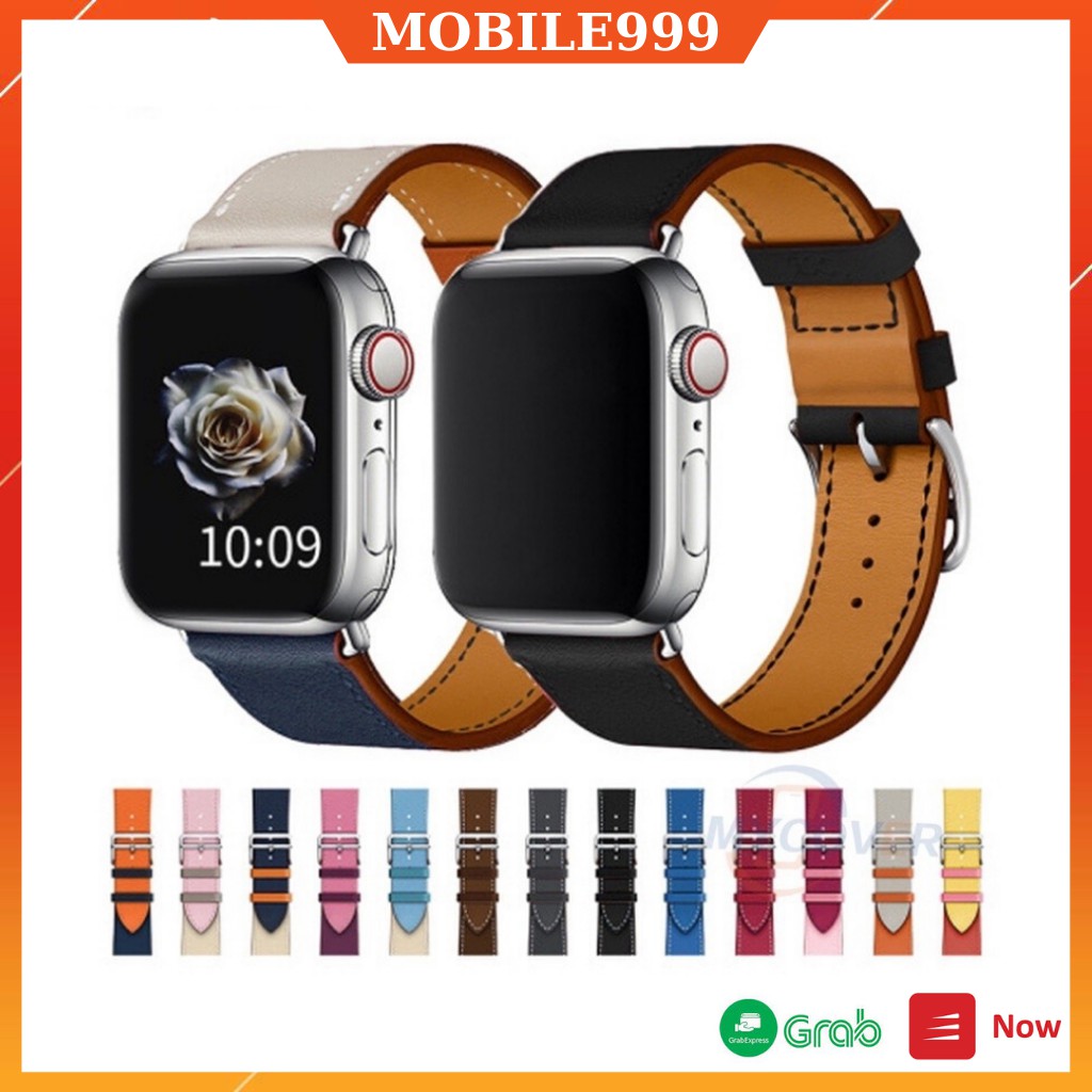 Dây Apple Watch - Dây da đủ màu dành cho Series 1/2/3/4/5 - Size 38/42/40/44mm MOBILE999