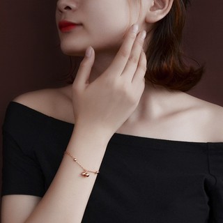 Lắc Tay Titan Nữ 2 Trái Châu Nhỏ Xinh Không Đen Không Gỉ TT 1339