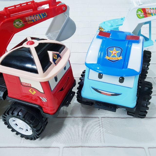 Xe xúc mặt cười xoay 360 368-1