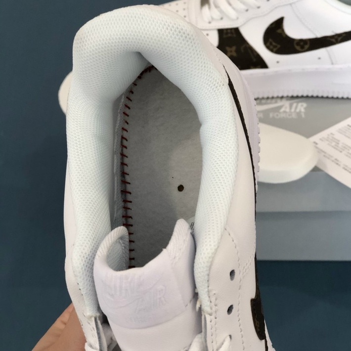[Full bill +box] Giày Air Force 1 Nam Nữ, Giày Sneaker AF1 LV Nâu Trắng Cổ Thấp Thời Trang Cao Cấp Hottrend 2022 | BigBuy360 - bigbuy360.vn