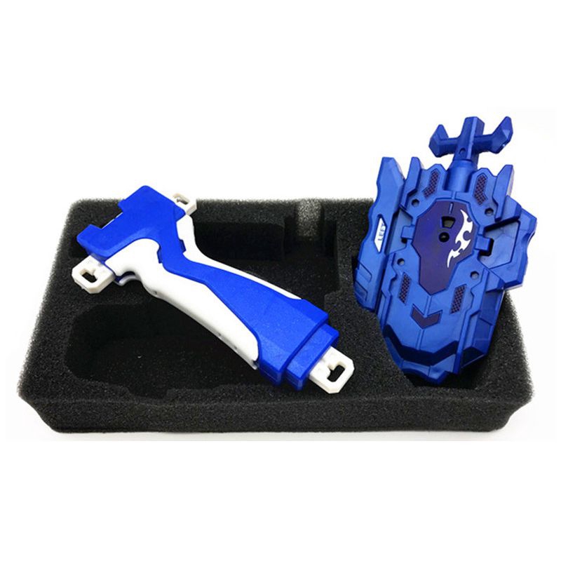 Bộ 8 con quay đồ chơi Gyro Burst Beyblade kèm dĩa phóng và hộp đựng nhỏ gọn dành cho trẻ em