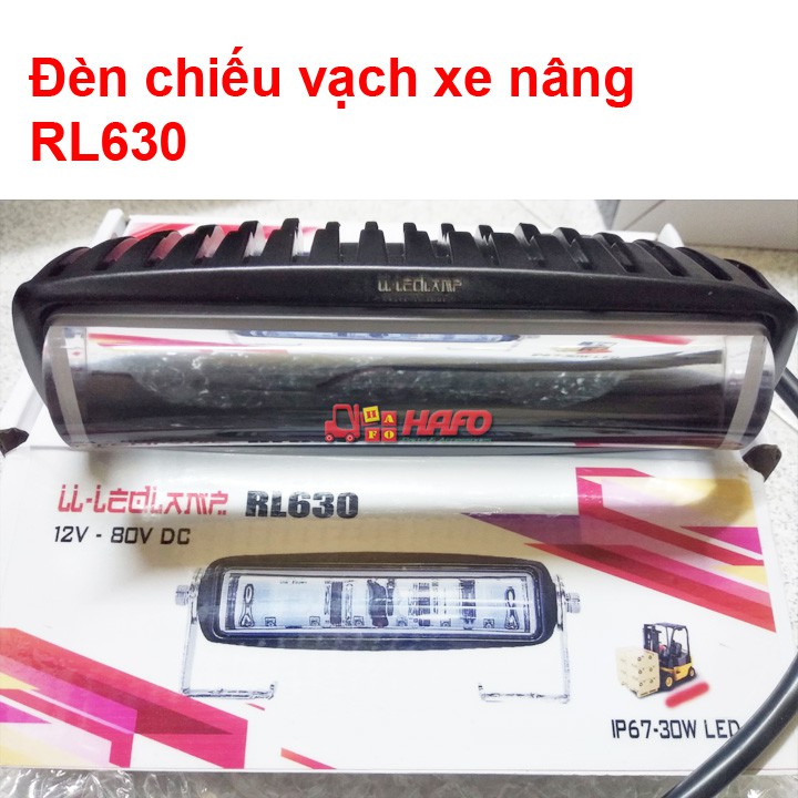 Đèn chiếu vạch xe nâng 12V 24V 48V,  Đèn cảnh báo vạch LED xe nâng 12V 24V 48V