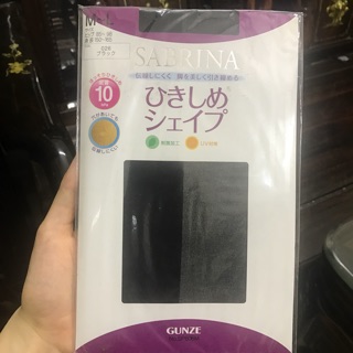 Quần tất Nhật Sabrina đen gunze 026