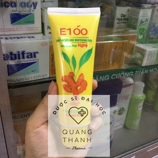 Sữa rửa mặt nghệ e100 tuýp 100g