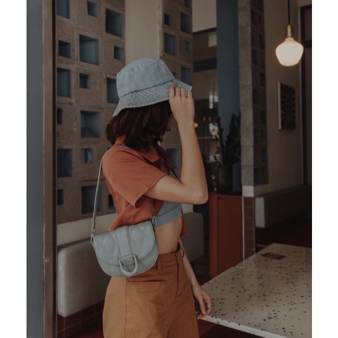 TẶNG TÚI GIẤY-Size nhỏ túi xách hãng CCC saddle Bag CK2-80781454