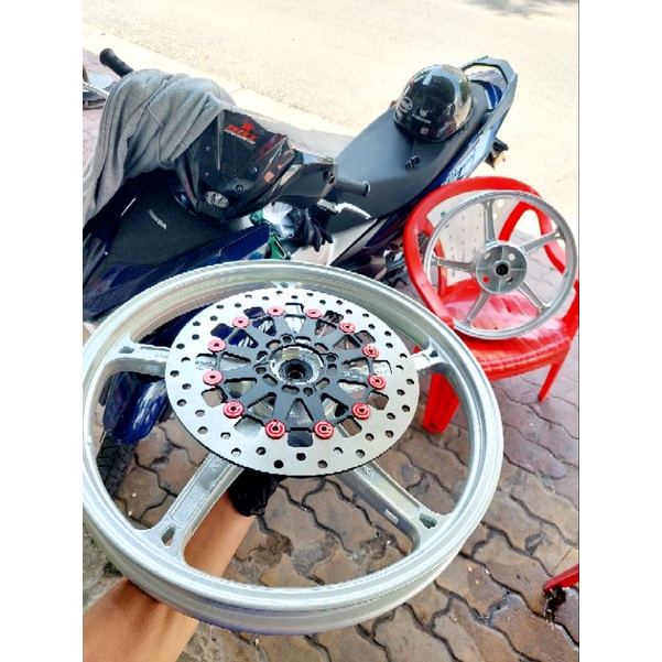 Mâm X1R 5 cây bản OZ gắn như zin cho  tặng kèm đĩa trước X1R