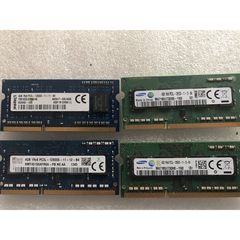 Ram laptop ddr3L 4gb buss 1600