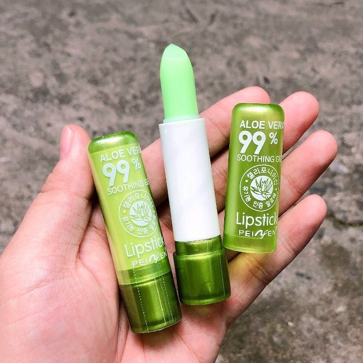 💄 Son Dưỡng Nha Đam Aloe Vera 99% Smoothing Gel Peiyen Chính Hãng Nội Địa