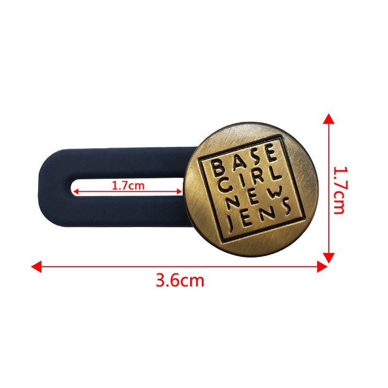 Nút gài quần jeans  không cần ghim có thể điều chỉnh dùng may quần áo DIY