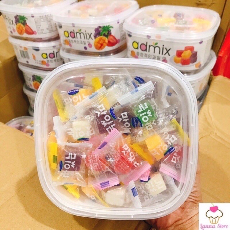 1 HỘP KẸO DẺO TRÁI CÂY ADMIX 308g