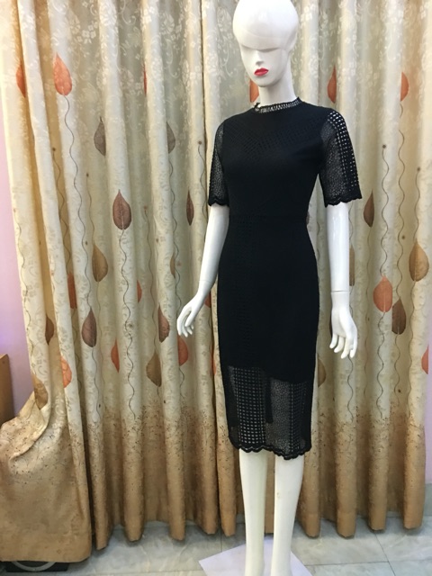 Đầm ren body thời trang dáng dài CC53 | BigBuy360 - bigbuy360.vn