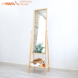 Gương Soi Toàn Thân BEYOURs Khung Gỗ Phối Kệ - Shelf-Mirror - Nội Thất Phòng Khách, Phòng Ngủ