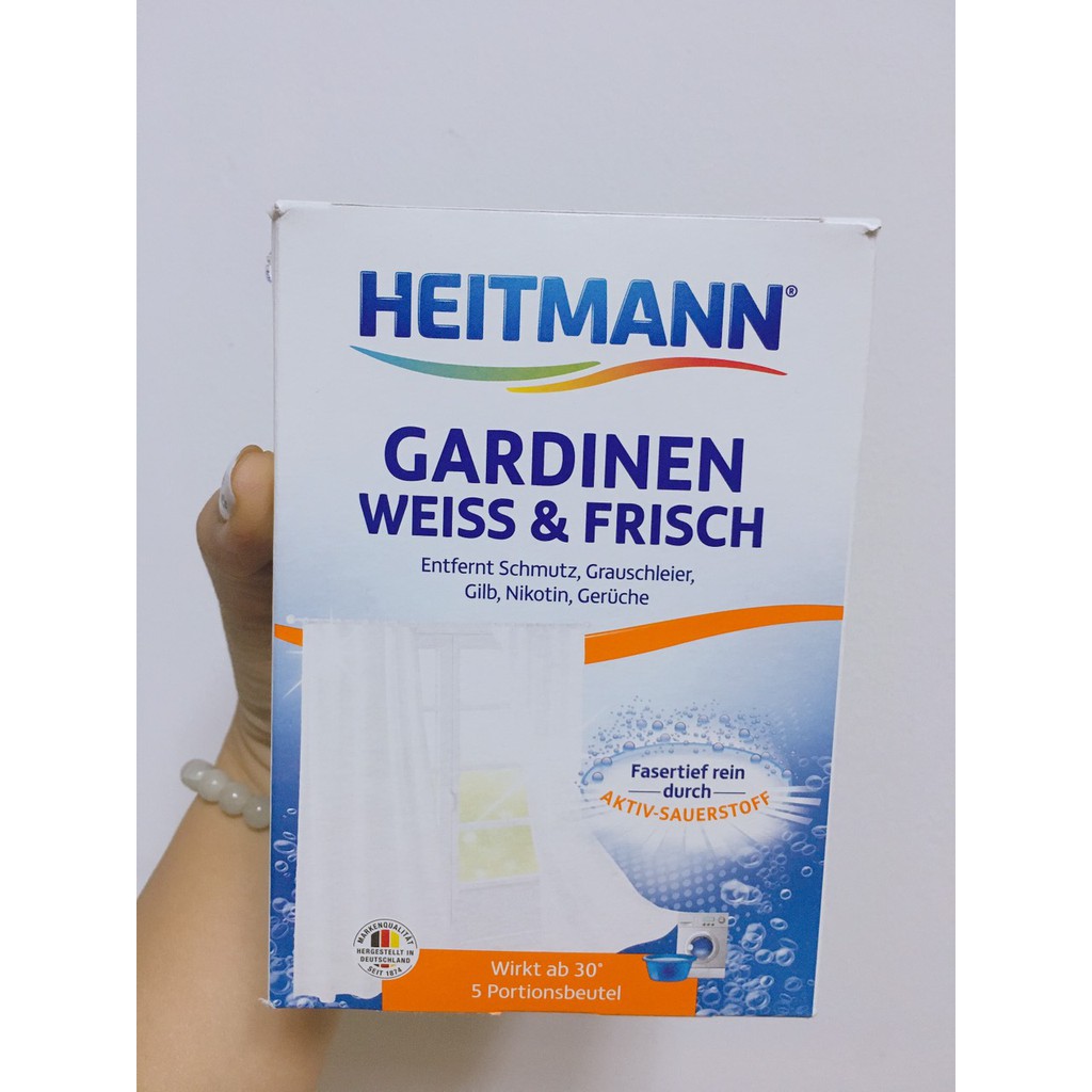 Xà bông giặt màn cửa Heitmann  250g -5 gói